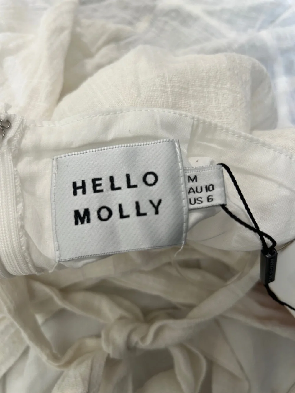 Hello Molly White Ruffle Mini Dress - Picture 10 of 10